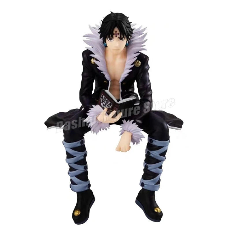 14cm Phantom Troupe Chrollo Action Figure Hunter×Hunter Noodle Stopper Kurapika Figures Model Toys PVC Collection Car Ornaments