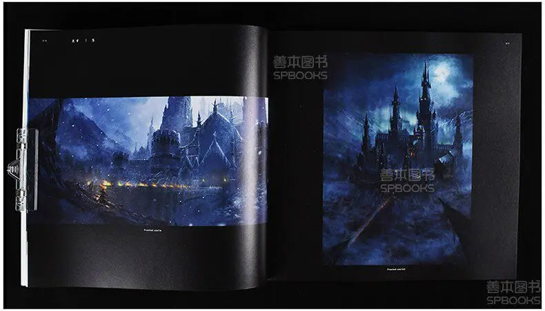 4 Books Set Japanese Original Illustration Art Book Dark Fantasy Nostalgia Parallel Scenes Can Purchase Separately