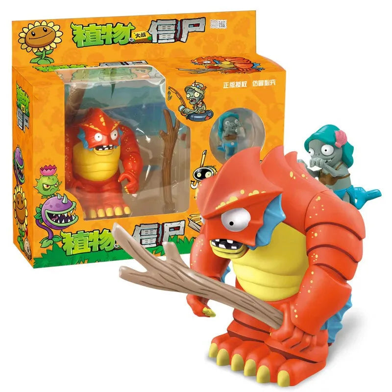 Genuine Licensed Plants vs Zombies 2 Mechanical Shark Wild West Gargantuar New Toy Figures Game Figures Model Teen Gifts For Boy