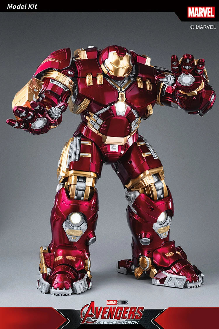 Marvel Anti-Hulk Armor Fondjoy Assemble Toy Movie Character Model 18 Inches Action Figures LED Can Emit Light Model Gift For Boy