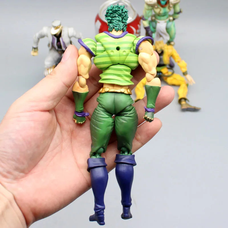 Anime JoJo's Bizarre Adventure Figures Star Platinum Kujo Jotaro Action Figure Collection Jonathan Joestar Dio Brando Model Toys