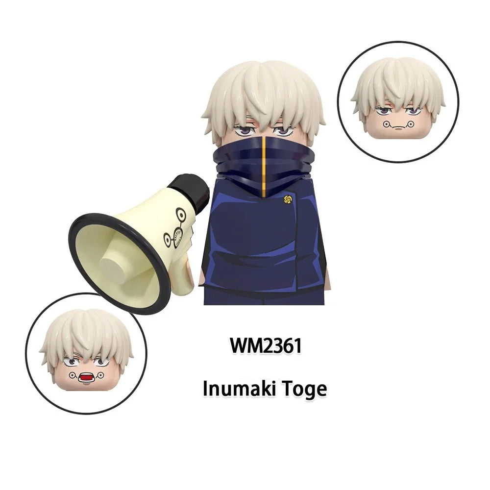 Jujutsu Kaisen Blocks Itadori Yuji Megumi Gojo Satoru Geto Rogo Mahito Hanao Mini Action Toy Figures Building Blocks Kids Gifts