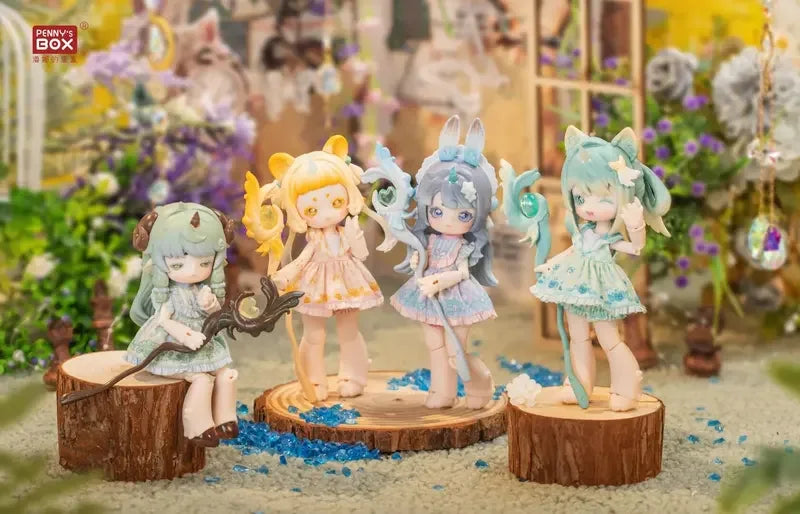 Penny'S Box Antu Cute Beast Magic Series Blind Box 1/6 Bjd  Kawaii Dolls  Action Anime Figures Toys  Cute Figure Toy Gift