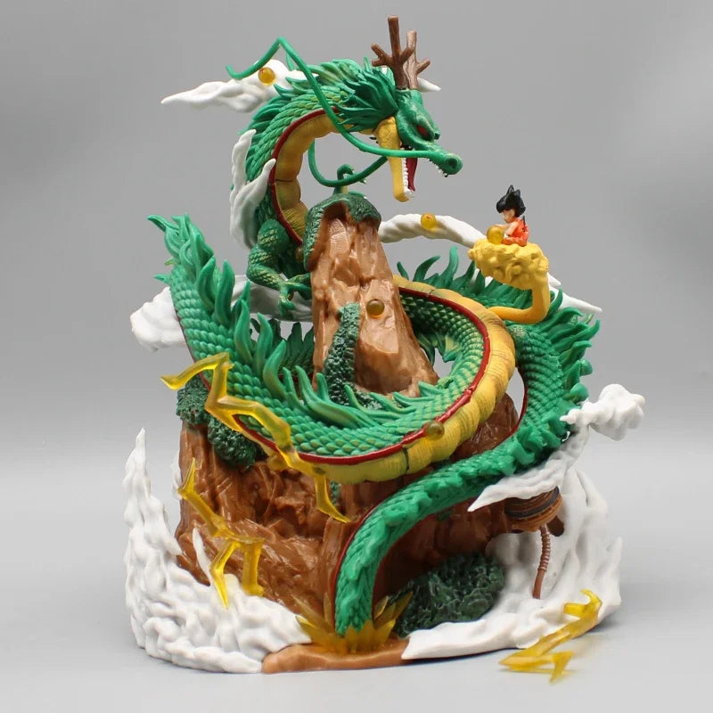 Dragon Ball Z Shenron Anime Figures Goku And Mountain Shenron Sea Shenron Action Figurine Pvc Statue Model Collection Toys Gifts