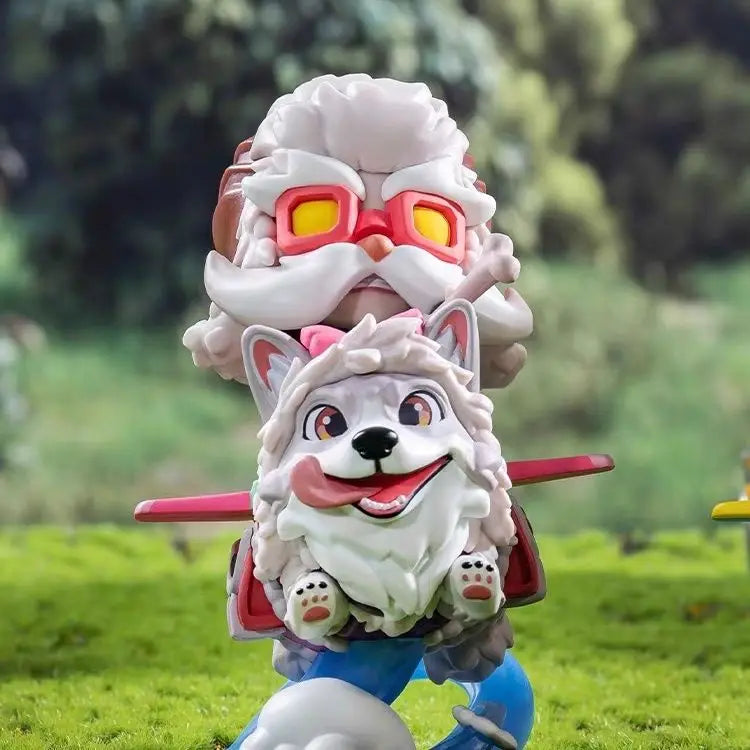 Original League of Legends Animation Game Peripheral Toys Jinx Teemo Poppy Vi Anime Action Model Figures Ornament Collection