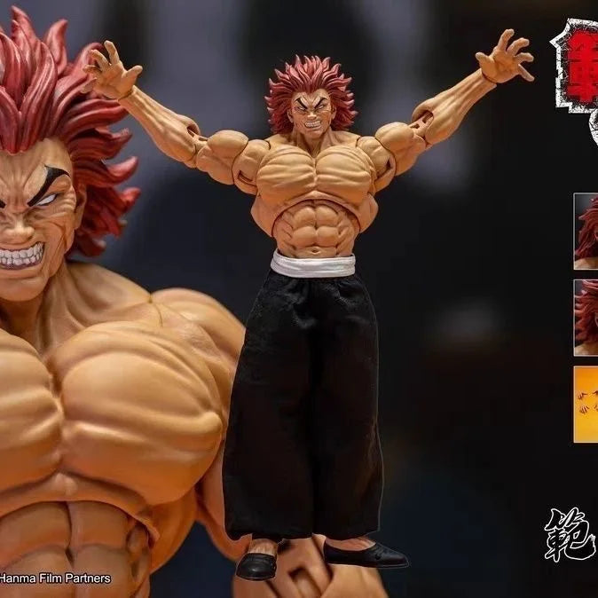 18cm Storm Toys Son Of Ogre Baki Anime Figures Yujiro Hanma Action Figure Statue Collection Figurine Model Doll Toys Kids Gift