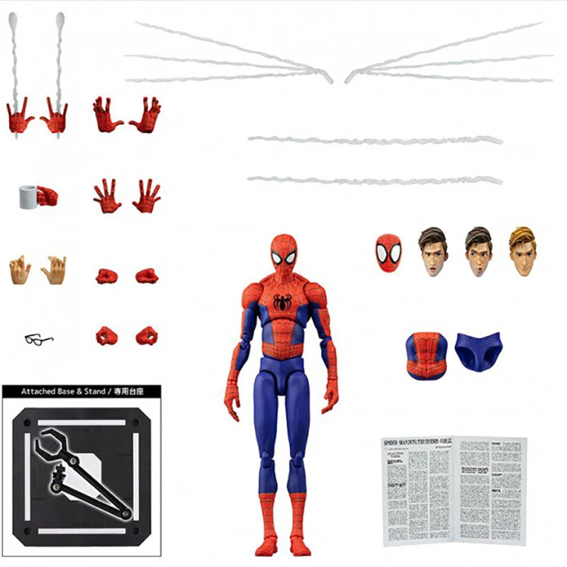 AMAZING YAMAGUCHI Spiderman Gwen Stacy Action Figure Spider Gwen PVC Model Spider-Man Across the Spider-Verse Miles Morales Toys