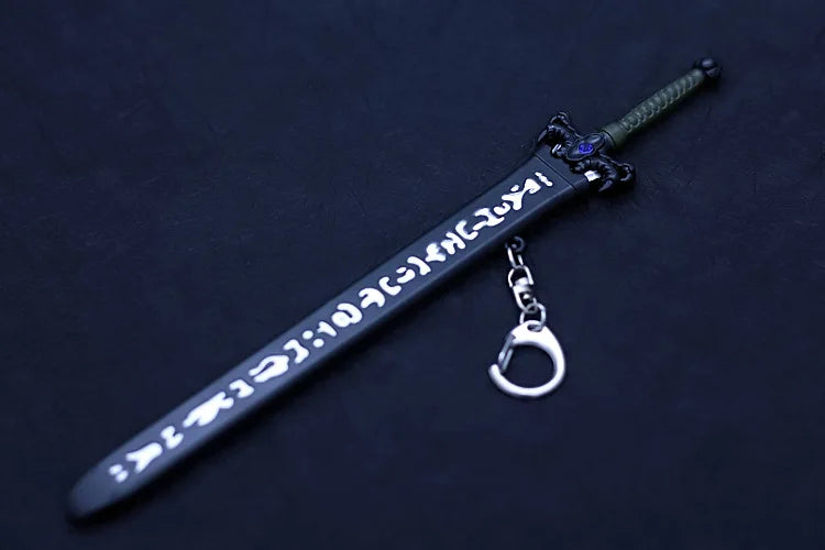 Sword Art Online 22CM Elucidator Anime Kirito Weapon Yuuki Asuna Green Rose Sword Real Steel Katana SAQ Japanese Catanas Toys