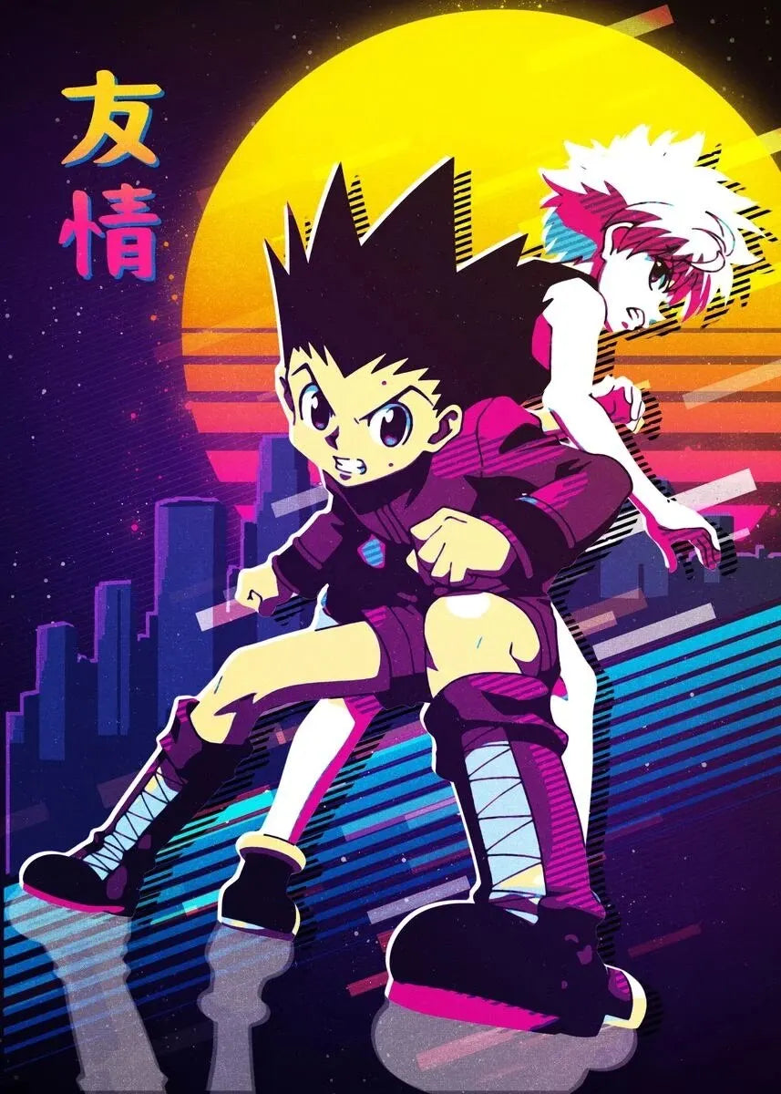 Hunter x Hunter Retro Poster