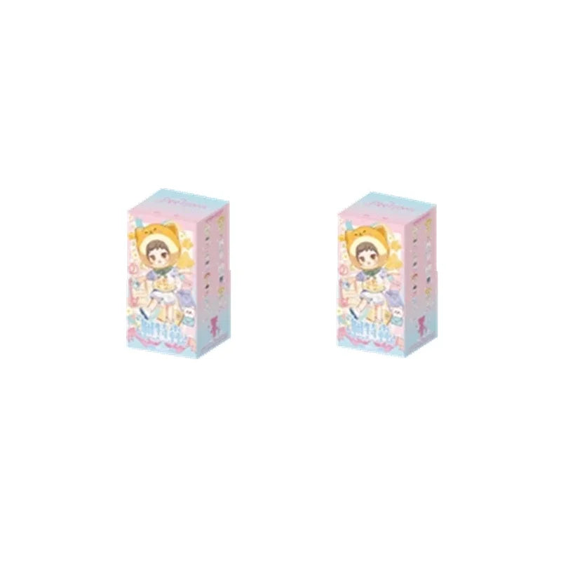 In stock PEETSOON Garden Party Series Ob11 1/12 Bjd 16cm  Cute Action Figure Toys Kawaii Anime Figures  Dolls Toy Gift
