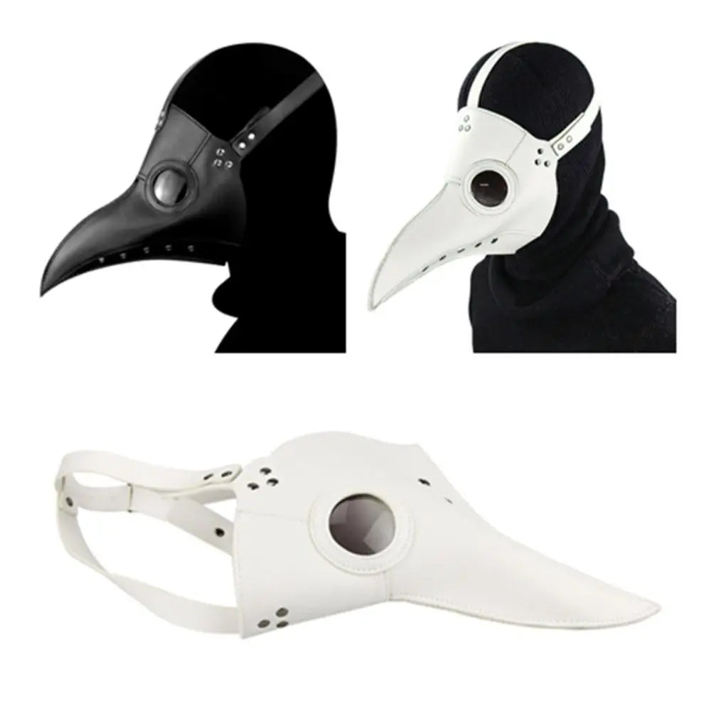Cosplay Props Long Nose Beak Steampunk Bird Mask Cartoon Funny Plague Doctor Mask Plastic Halloween Bird Mask Nightclub