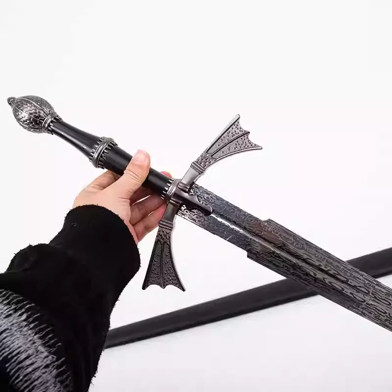dark sister sword of the Dragon race, Damon Aegon,stainless steel real sword,cosplay one-handed sword, role-playing assassin