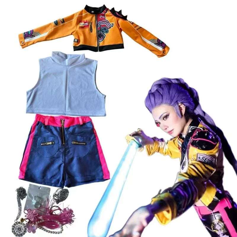 Cosplay  Costume for Children Girls Halloween Carnival Party Role Playing Dress Outfits Xmas kids Gifts