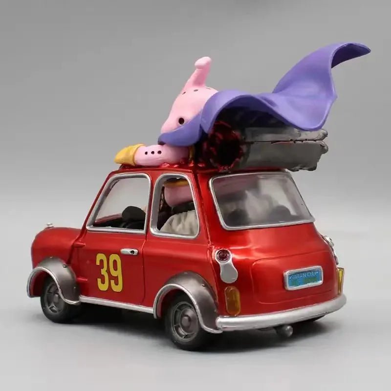 14cm Anime Dragon Ball Z Fat Buu Figures Majin Buu Figurine Mr. Satan Drive Car Pvc Statue Collectible Model Decoration Toy Gift