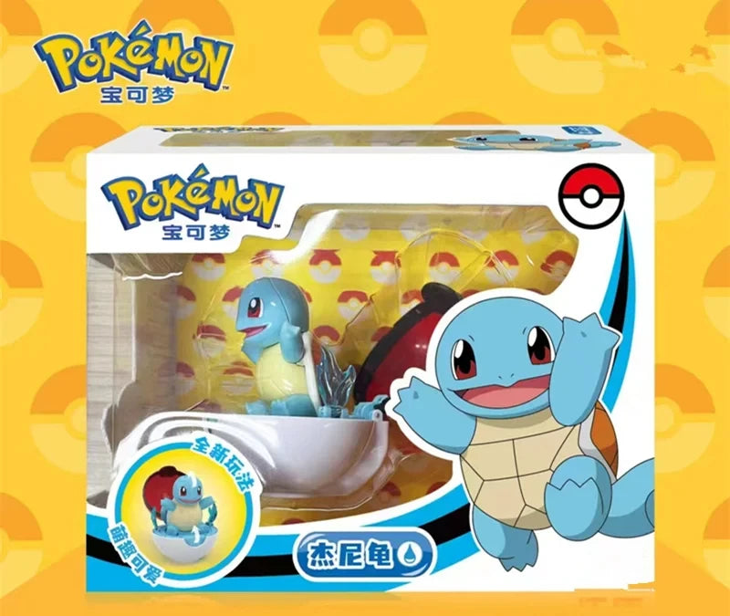 Pokemon  Genuine 6 Different Styles Toy Set Pokeball Pocket Monster Pikachu Eevee Charizard Gyarados Blastoise Figures Model