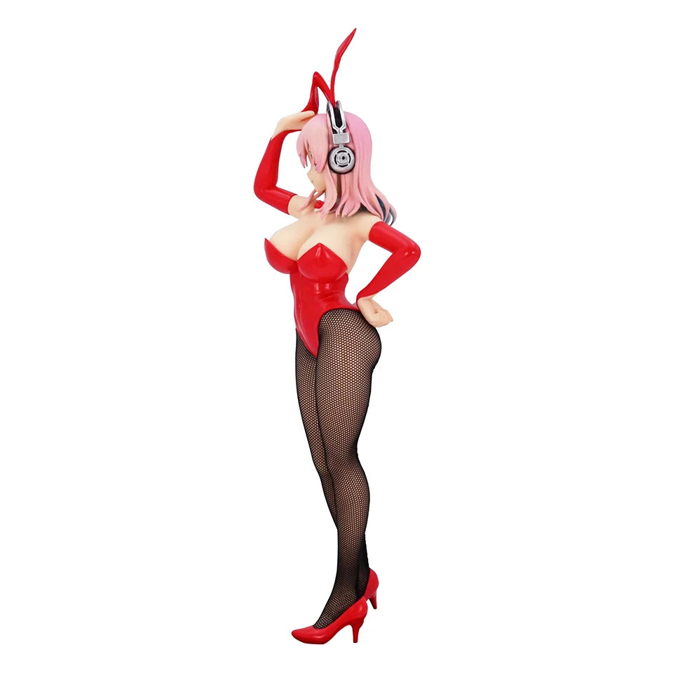 Original Genuine FuRyu 28cm Super Sonico Cartoon Action Figure PVC Toys Figures For Christmas Gifts