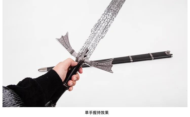 dark sister sword of the Dragon race, Damon Aegon,stainless steel real sword,cosplay one-handed sword, role-playing assassin