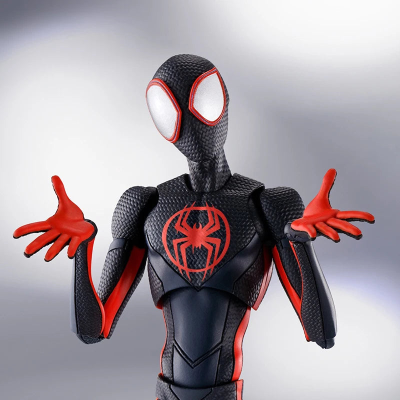 Spiderman 2099 Ct Action Figure Across The Universe S.H.Figuarts Miguel O'Hara Spiderman Miles Morales Gwen Stacy Figures Toys