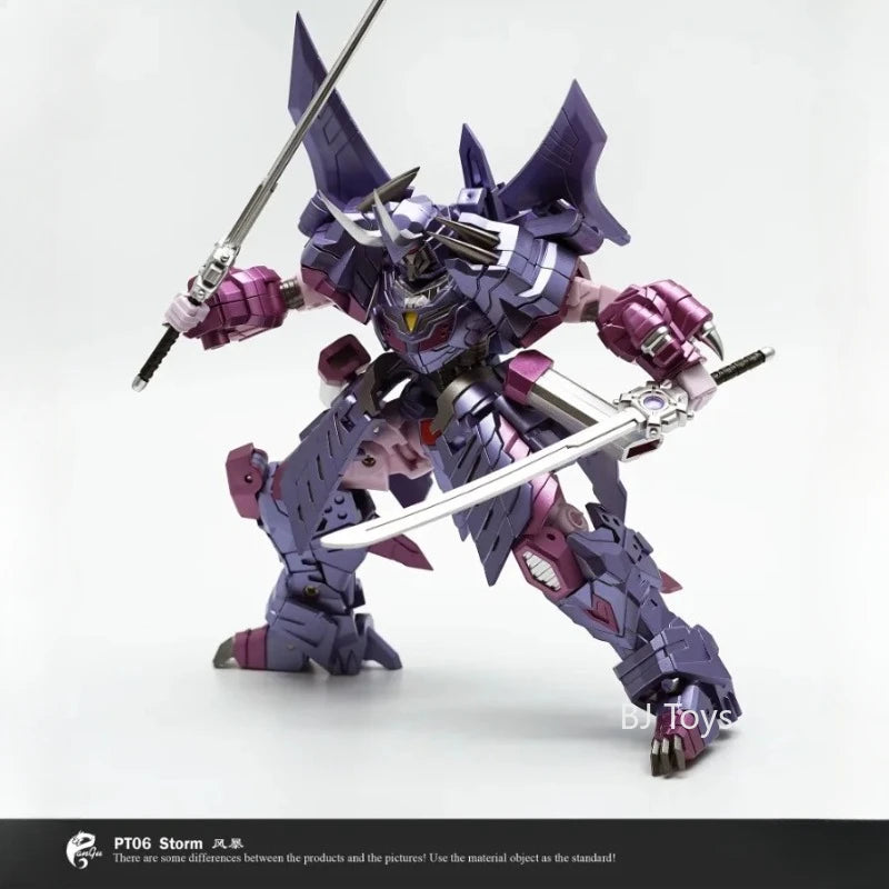 Transformation PANGU Toys PT-09 PT09 Wikiwand Metal Action Figures Deformation Shuttle Wirrior Model With Dual Blades Boys Gifts