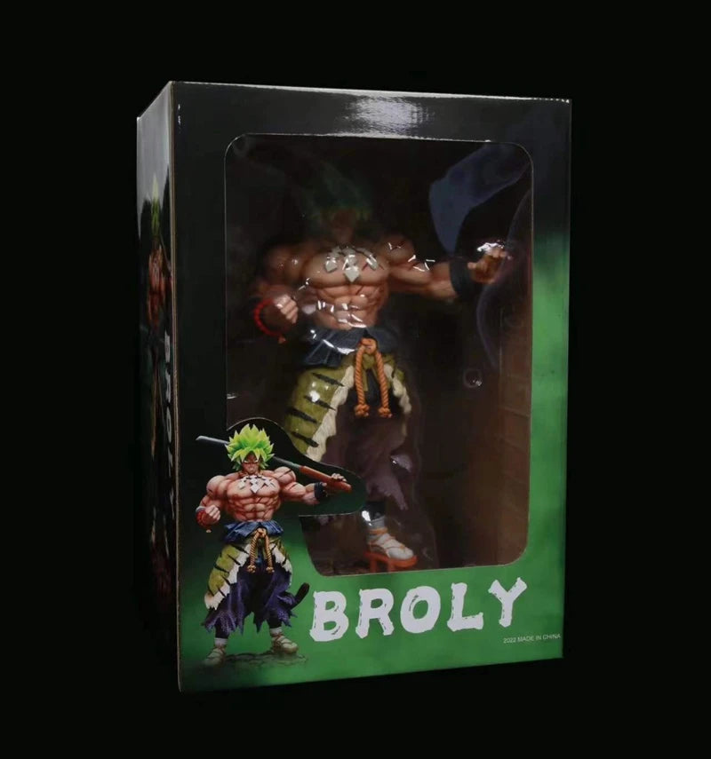 21cm Anime Dragon Ball Z Figure Samurai Son Goku Broly Super Saiyan Action Figures PVC Collection Model Doll Ornaments Toys Gift