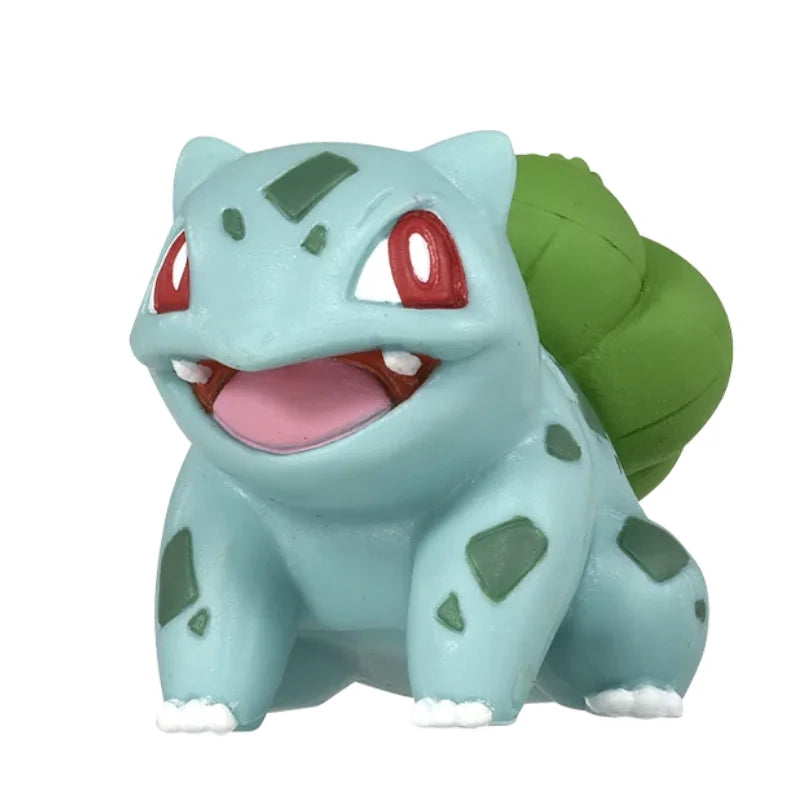 TOMY WCT Super Cute Pokemon Figures Kawaii Pikachu Piplup Vulpix Meowth Cubone Marshadow Axew Keldeo Mini 4cm Children toys