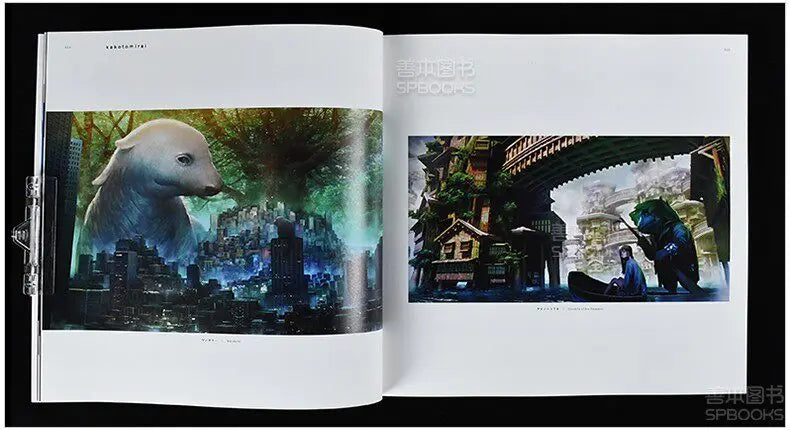 4 Books Set Japanese Original Illustration Art Book Dark Fantasy Nostalgia Parallel Scenes Can Purchase Separately