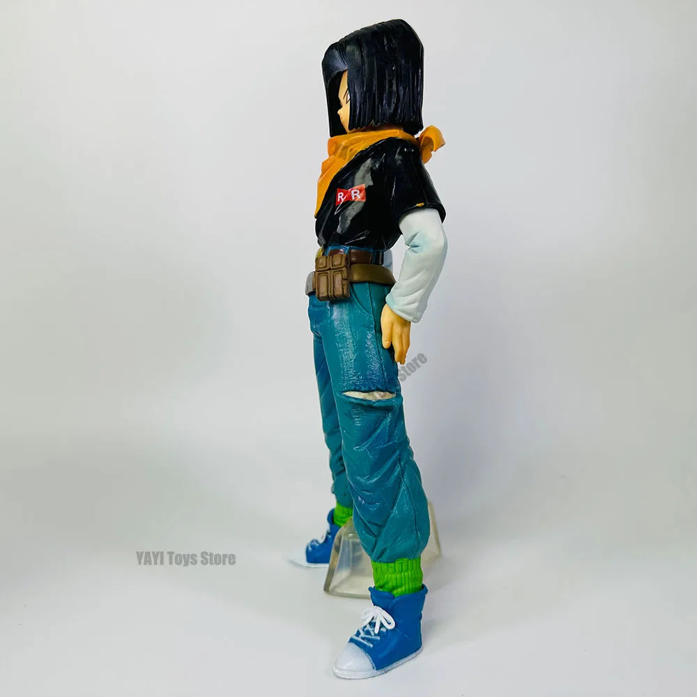 Hot Dragon Ball Z Android 17 18 Anime Figure Android 18 PVC Action Figures Collection Model Toys for Children Christmas Gifts
