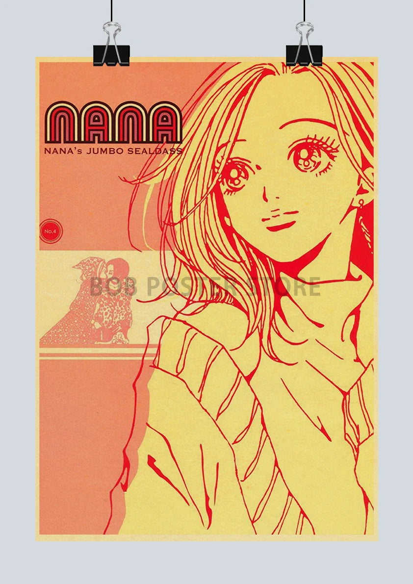 NANA Retro Kraft Paper Poster