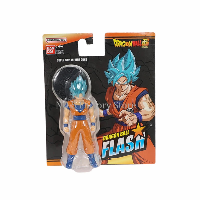Original Bandai Dragon Ball Anime Figures FLASH Black Zamasu Goku Vegeta Frieza Broly Action Figurine Suuper Saiyan Model Toys