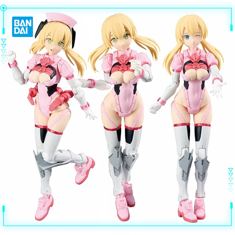 Bandai Original Genuine 30 Minutes Sisters Yufia Eliene Stipla Laranel Siana Farina Neverlia Rishetta Palyton Models Toy Figures