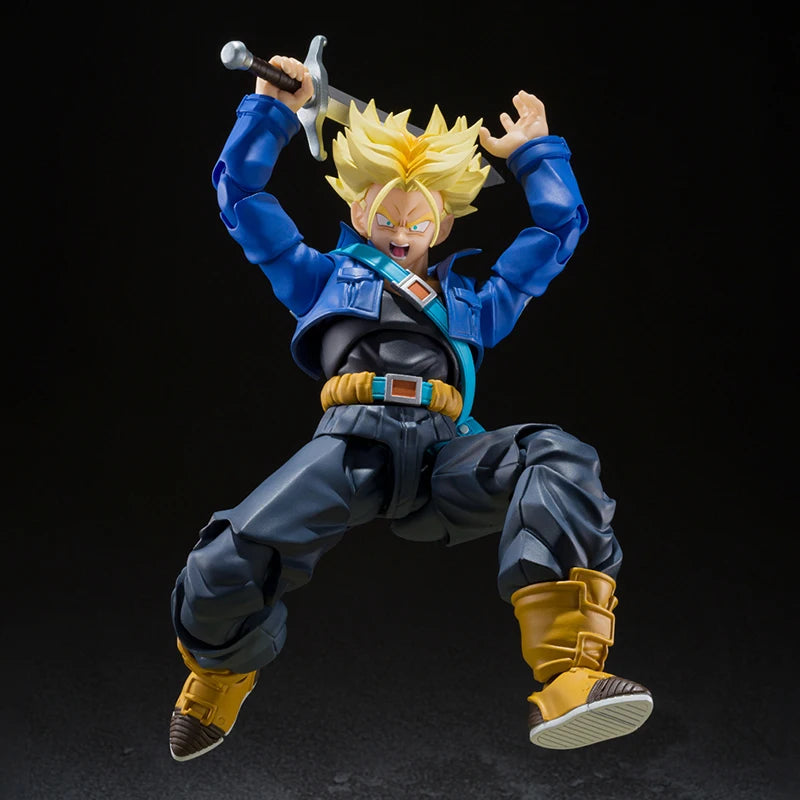 SHF Dragon Ball Z Figure Super Saiyan Trunks Action Figure Movable PVC Collection Anime Future Boy Torankusu Figures Model Toys