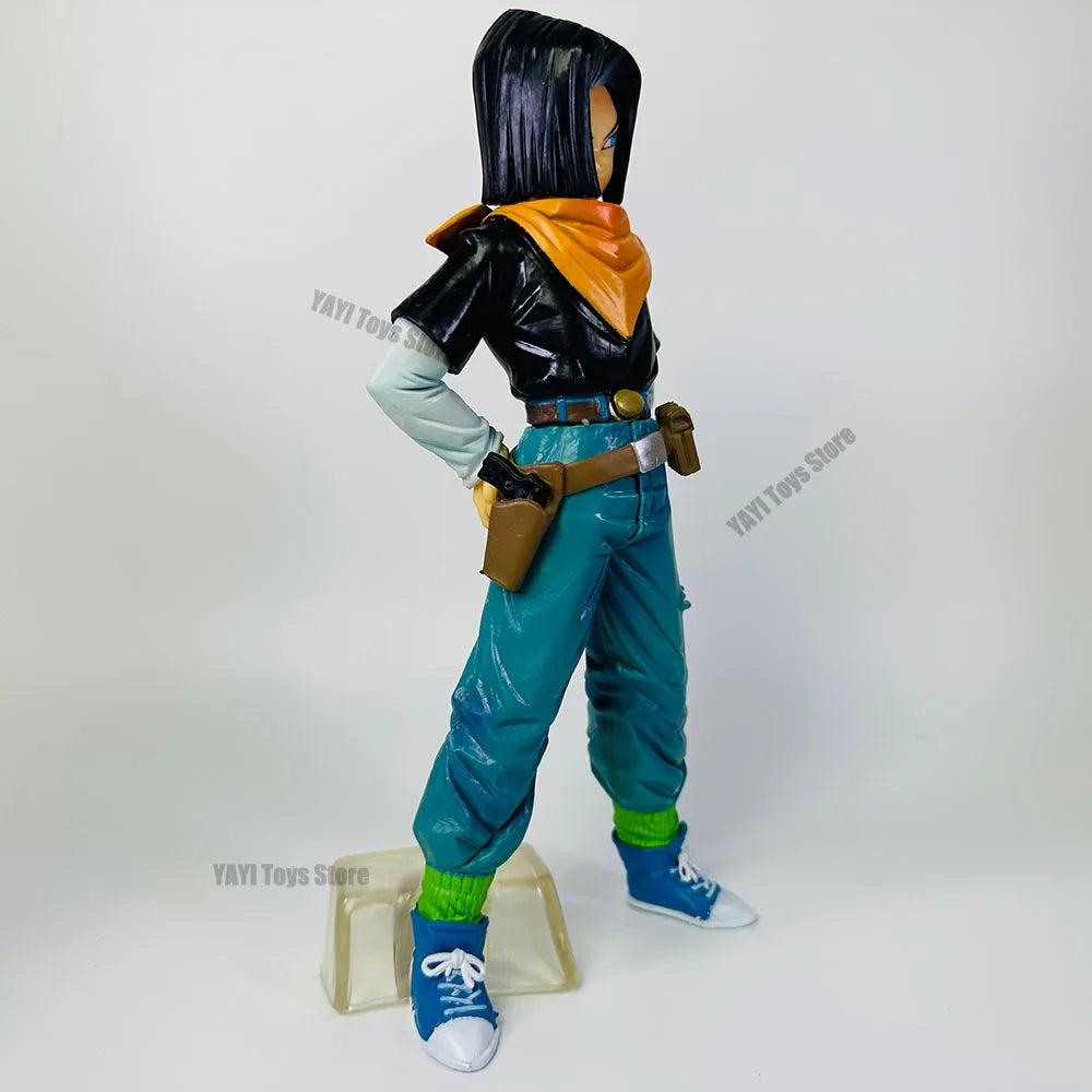 Hot Dragon Ball Z Android 17 18 Anime Figure Android 18 PVC Action Figures Collection Model Toys for Children Christmas Gifts