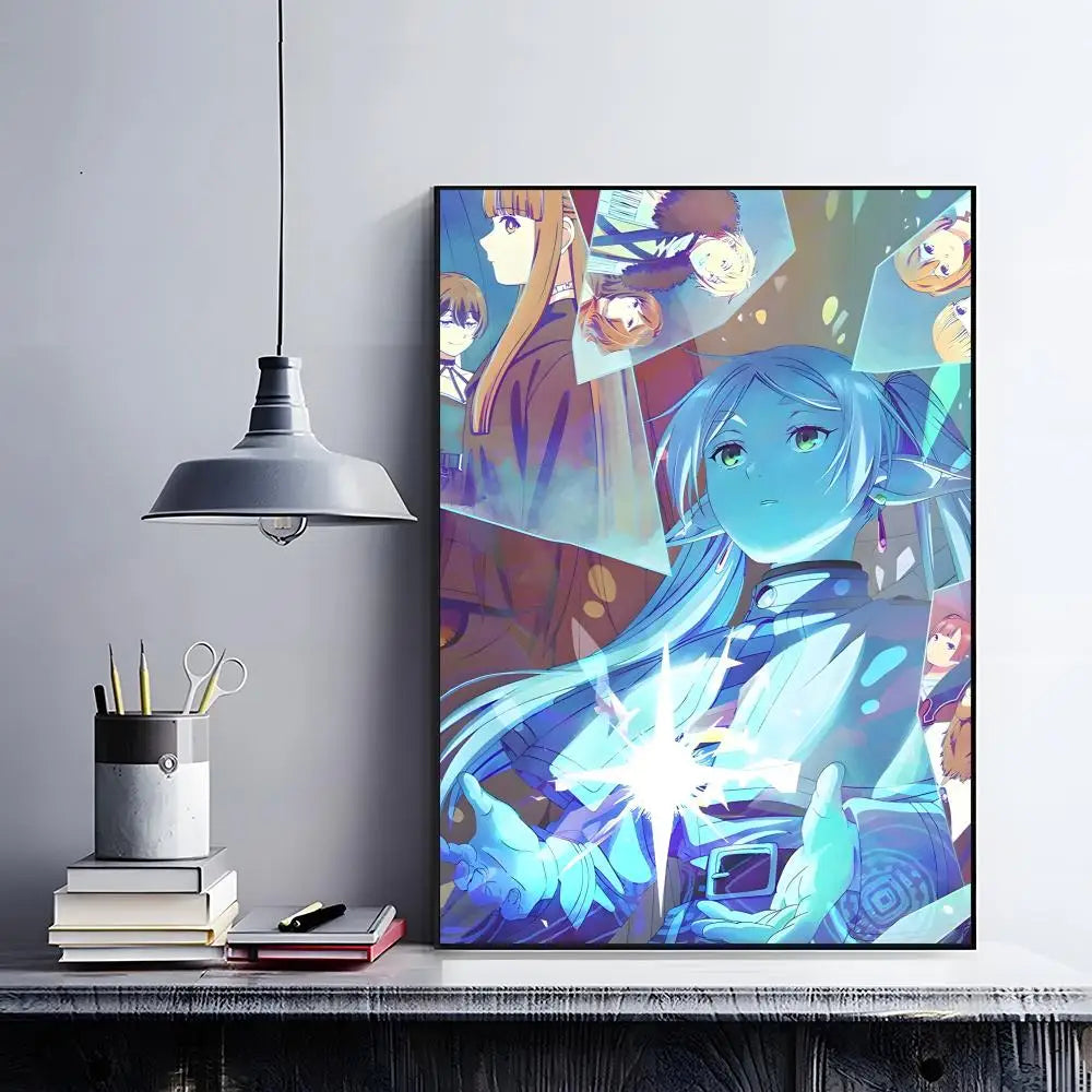 Frieren Retro Anime Poster