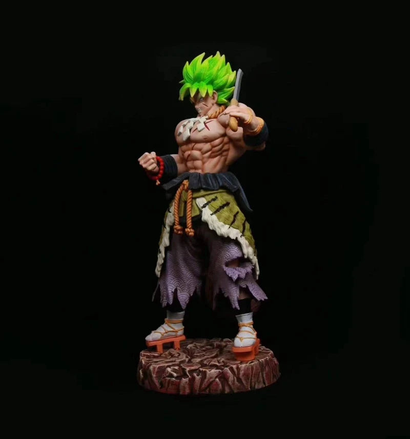 21cm Anime Dragon Ball Z Figure Samurai Son Goku Broly Super Saiyan Action Figures PVC Collection Model Doll Ornaments Toys Gift