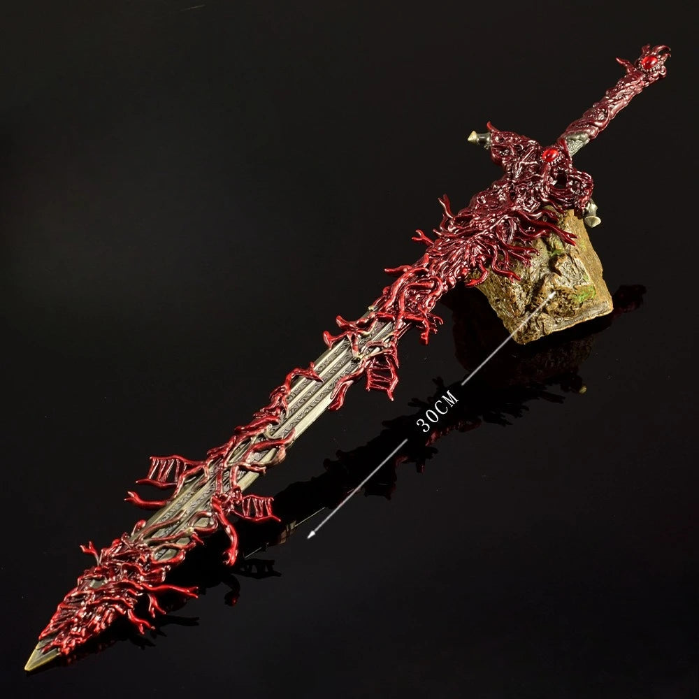30CM Blasphemous Blade Game Peripheral Rykard Model All-metal Ornaments Sword Desktop Ornament Decoration Gift Collections Toy