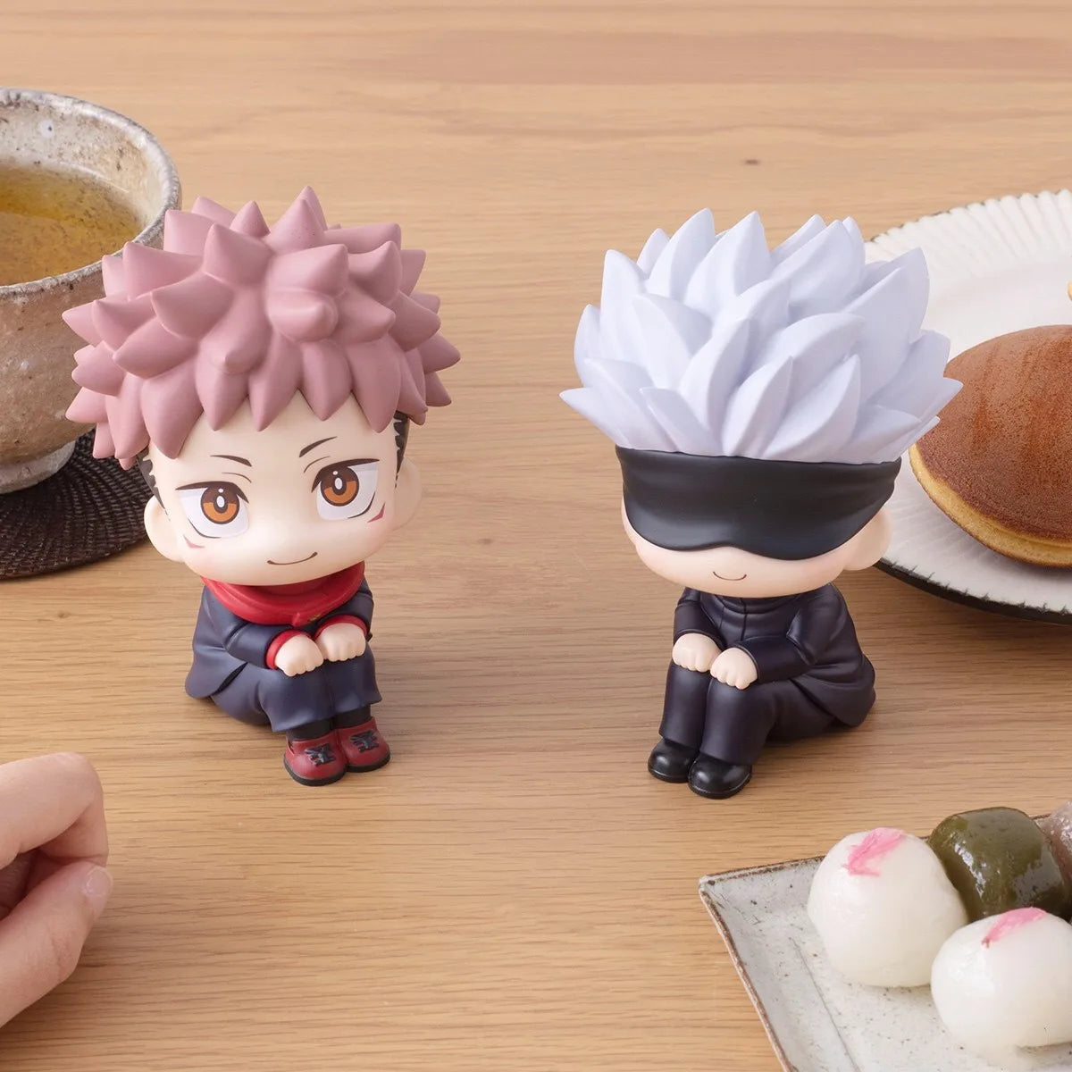 Anime Jujutsu Kaisen Gojo Satoru Itadori Yuji Kawaii Q Ver Action Figures Collection Cute PVC GK Model Doll Toy Gift For Friends