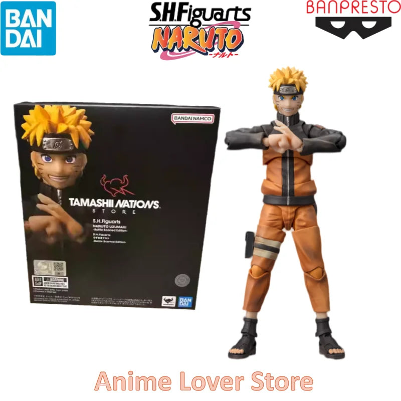 Bandai SHF Naruto Uzumaki Naruto Uchiha Sasuke Madara Haruno Sakura Hatake Kakashi Jiraiya Orochimaru Anime Figures