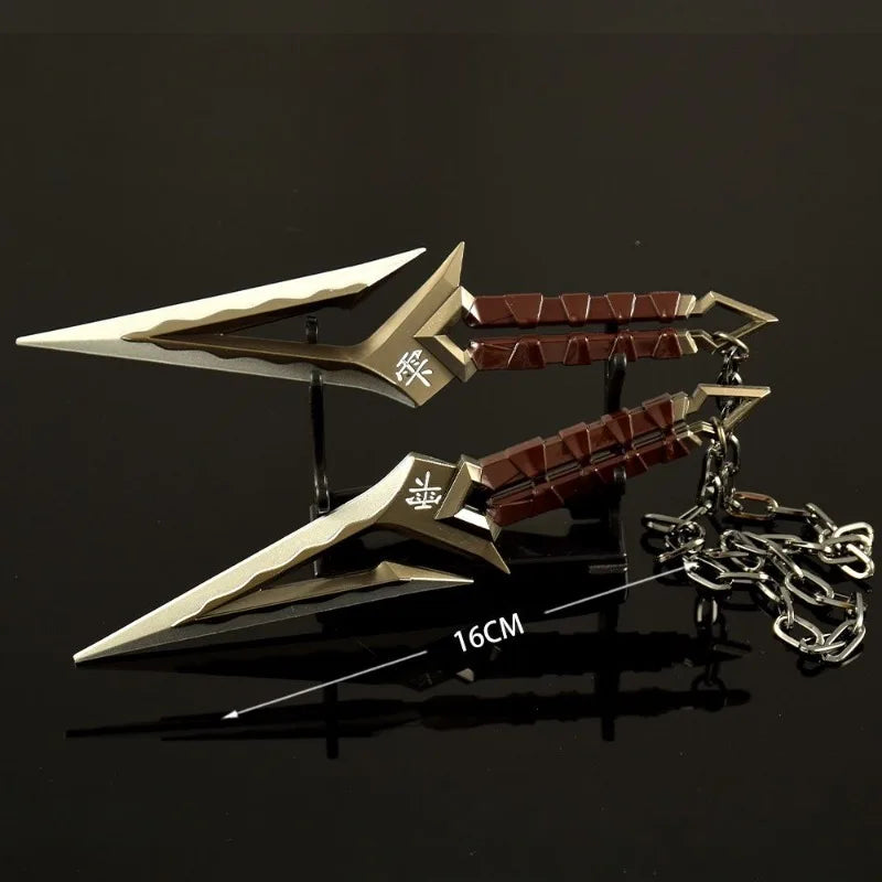 6.3in Valorant Katana Swords Real Size Japanese Samurai Sabre Alloy Knife Sword Anime Cosplay Prop Katana Home Decoration Gift