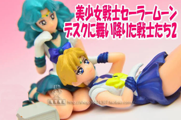 Anime Figure Gacha Sailor Jupiter Capsule Toy Sailor Moon Mercury Mars Meiou Setsuna Pendant Toys Figures Children Gifts