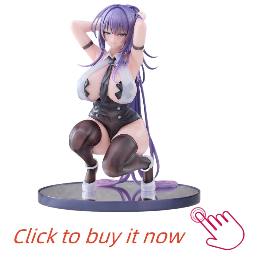 26CM Maxcute Hentai Alvina-chan Uniform Bunny Girl figure PVC Action Anime model Game statue Adult Collectible Doll toys gift