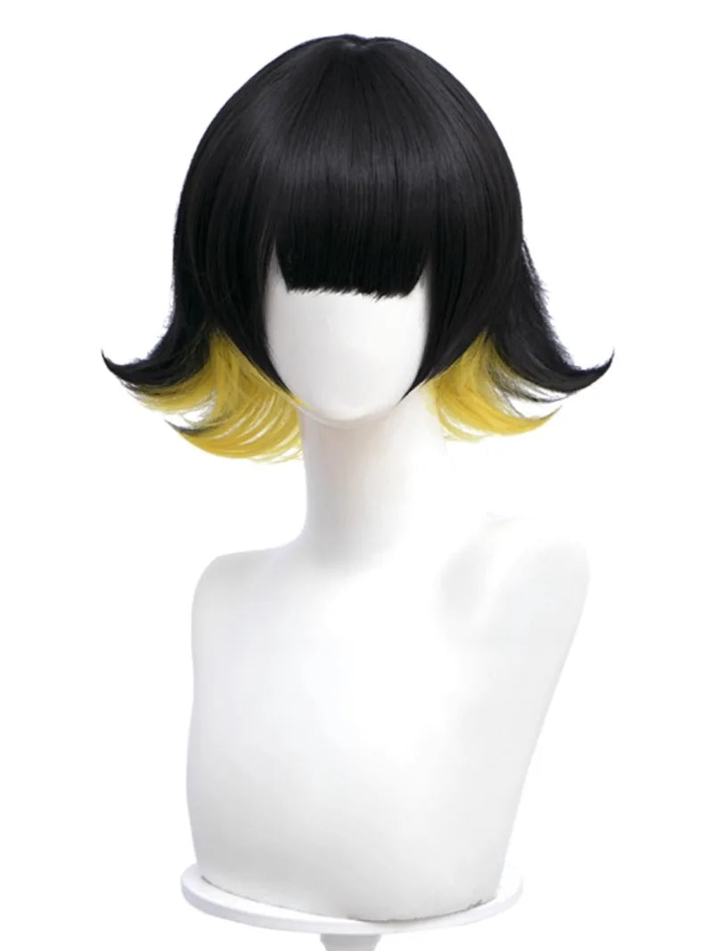 Anime Cosplay  Role Play High Temperature Silk with Hair Net Costume Wigs Character Props