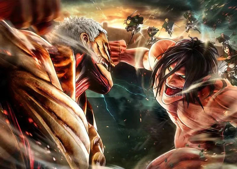 16cm Anime Attack on Titan Figures Beast Colossal The Founding Armored Titan Action Figure PVC Collection Eren Figure Model Toys
