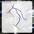 Anime Game Limbus Company Cosplay Rien 3D Polylactic Acid Half Mask Fake Props Accessories Handsome Goth Halloween Props
