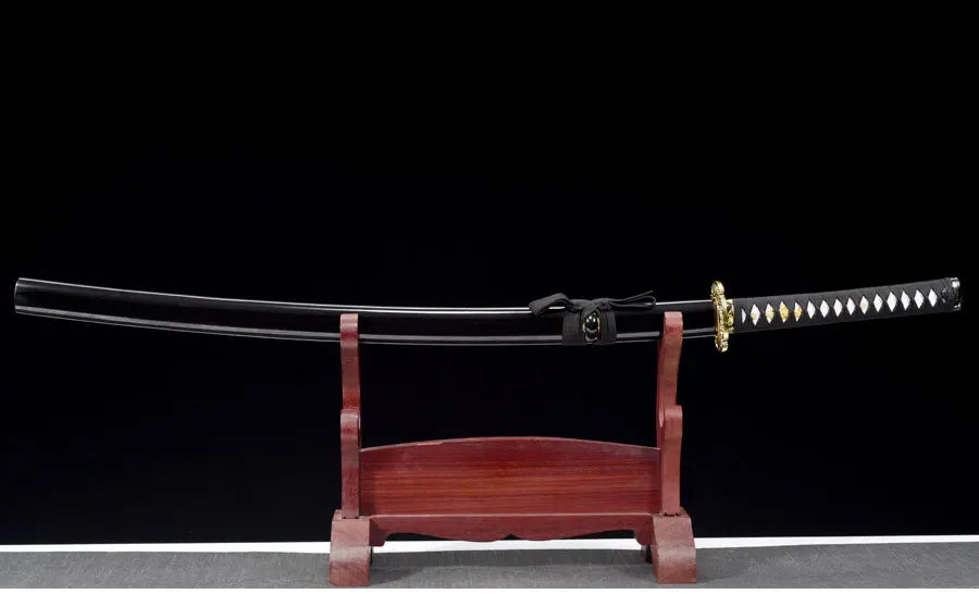 Gold Dragon Katanas 1045 Blade Real Chinese Swords Handmade Full Tang 41 Inch Cosplay Catana Decoration Swords