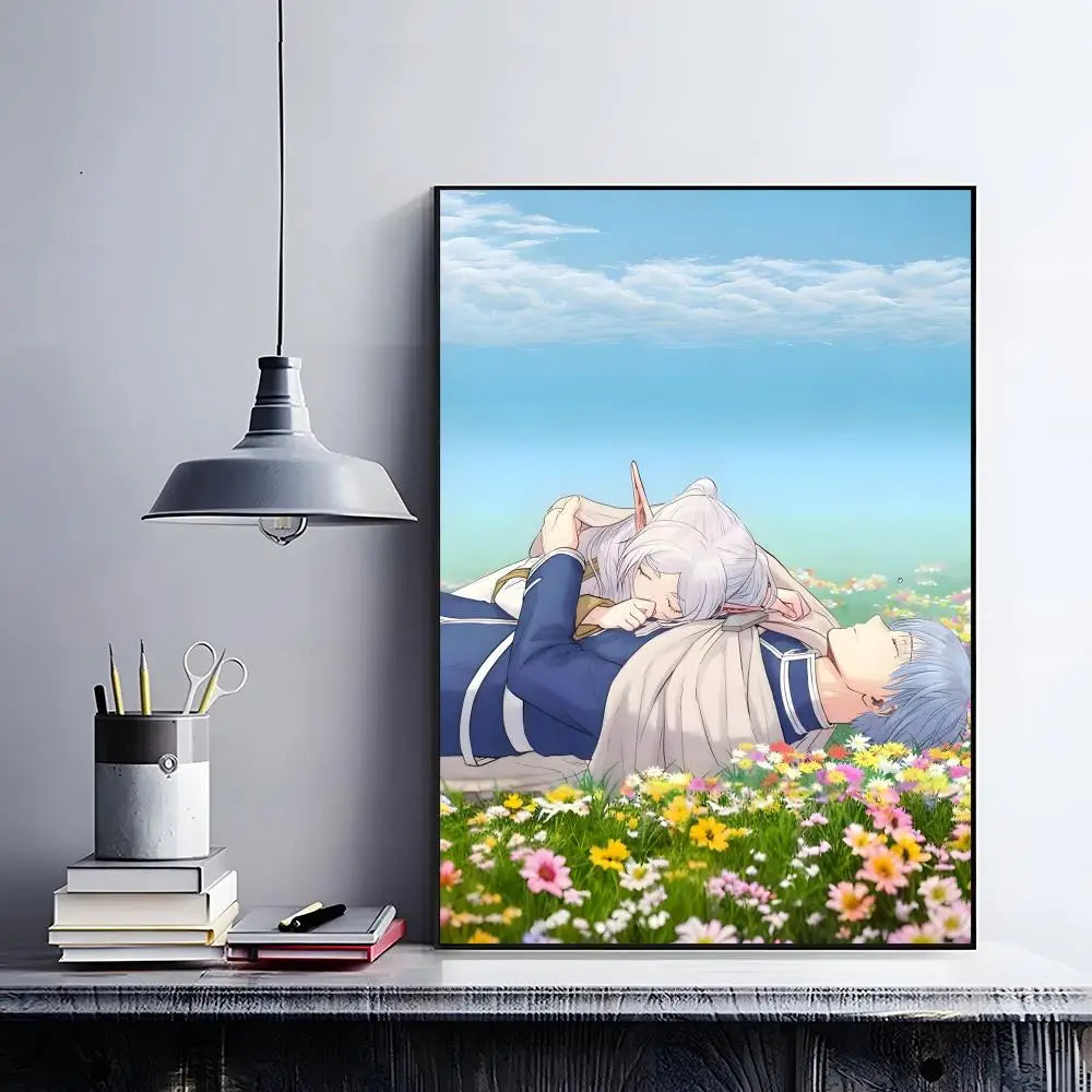Frieren Retro Anime Poster