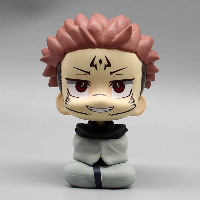 10cm Anime Jujutsu Kaisen Lookup Figures Nanami Kento Figure Sitting Doll Sukuna Figurine Q Version PVC Cute Desktop Decor Toys