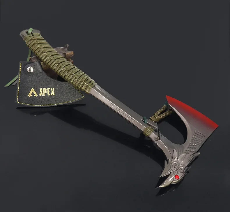 35cm Apex Legends Weapon Raven Bite Bloodhound Heirlooms Game Axe Metal Model Katanas Anime peripheral Swords Cospaly Gifts Toys