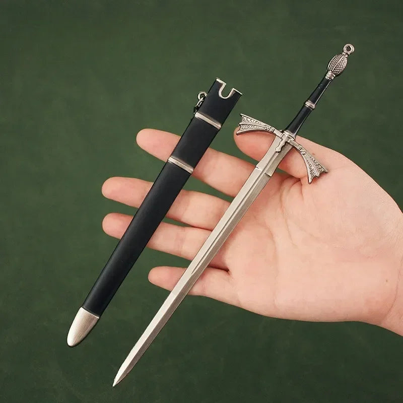 22cm Dark Sister Sword Daemon Targaryen Medieval Weapon Model Metal Samurai Accessories Keychain Cool Gift Toys Boys Collections