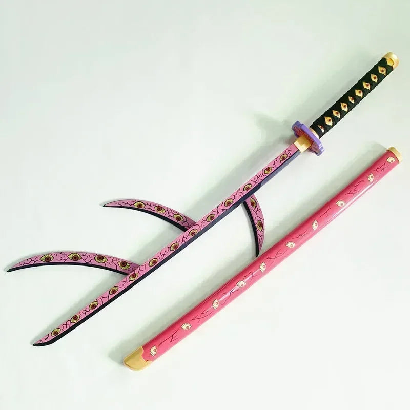 104cm Large Katana Schwert Wood Blade Sword Anime Cosplay Prop Ninja Knife Real Size Japanese Katana Original Samurai Sabre Gift