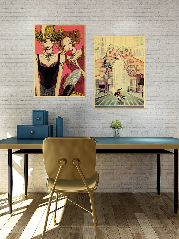 NANA Retro Kraft Paper Poster